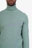 Brunello Cucinelli Green Cashmere Turtleneck Sweater Size 48 Men's