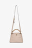 Louis Vuitton Galet Grey Taurillon Leather Capucines BB with Strap