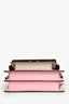 Marni Black/Cream/Pink Trunk Leather Mini Crossbody Bag