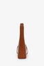 Givenchy Brown Crocodile Embossed Cut-Out Tote Shoulder Bag