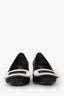 Roger Vivier Black Satin Crystal Embellished Buckle Belle Vivier Heels Size 34.5