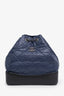 Pre-loved Chanel™ 2017-18 Black Leather Two Tone Gabrielle Backpack