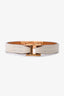 Hermès 2022 Nata Calfskin Leather Rivale Mini Bracelet Size T2
