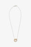 Tiffany & Co. Sterling Silver and 18K Gold 'Interlocking Circles' Pendant Necklace