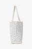 Goyard White Goyardine Coated Canvas Anjou Mini Tote Bag With Pouch