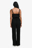 Vince Black Pleated Sleeveless Romper Size 4
