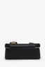 Pre-loved Chanel™ 2018-19 Black Caviar Leather Large Filigree Vanity Case