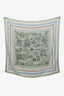 Hermès Green/Multicolour Cashmere Silk Tatouages Marins Shawl 140cm