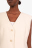 Veronica Beard White Waistcoat Size 12