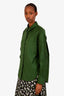 Reformation Green Cotton 'Will' Oversized Button-Up Top Size S