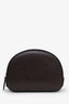 Stella McCartney Brown Leather Zip Pouch