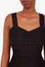 Maje Black Gyps Metallic Detail Dress Size 3