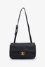Pre-loved Chanel™ 2026 Black Grained Calfskin Mini Flap Bag