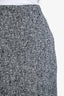 Gucci 2025 Black/White Boucle Slit Pencil Skirt Size 40