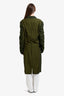 Haider Ackerman Green/Black Linen Nylon Coat Estimated Size S/M