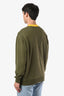 Miu Miu 2023 Green/Yellow Cotton Crewneck Top Size S Men's