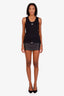 Alexander Wang Denim Leather Mini Skirt Size 25