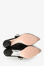 Roger Vivier Black Patent Mesh Virgule Babies Mary Jane Pumps Size 35