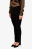 Dolce & Gabbana Black Wool Knitted Skinny Pants Size 40