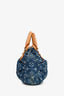 Louis Vuitton 2005 Monogram Denim 'Pleaty' Top Handle Bag