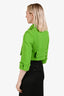 Miu Miu 2024 FW Runway Neon Green Wool Cropped Jacket Size 36