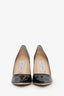 Jimmy Choo Black Patent Label Pointed Toe 'Abel' Heels Size 35.5