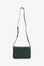 Bottega Veneta Green Intrecciato Leather Cassette Crossbody Bag