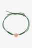 Versace Green Rope Medusa Bracelet