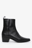 Pierre Hardy Black Croc Embossed Ankle Boots Size 37