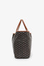 Goyard Black/Brown Coated Canvas Goyardine St. Louis PM Tote Bag with Pouch