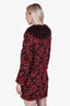 Dolce & Gabbana Burgundy Tweed Dress and Jacket Set Size 42