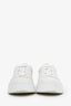 Gucci White Leather GG Supreme Tennis Sneakers Size 37.5