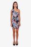 Balenciaga Multicolour Cotton 'All Over Cities' Mini Dress Size M