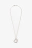 Tiffany & Co. Sterling Silver Elsa Peretti Open Heart Necklace