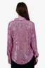Tom Ford Pink Sequin Button Down Shirt Size 40