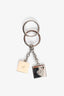 Proenza Schouler Silver Tone PS11 Keychain