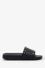 Valentino Black Rockstud Rubber Slide Size 35