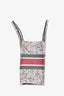 Christian Dior 2021 Pink/Multi Canvas Medium Book Tote