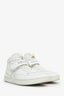 Celine White Leather Logo Hightop Sneakers Size 38