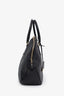 Burberry Black Grain Leather Large Orchard Satchel Bag with Strap