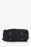 Louis Vuitton 2007 Black Monogram Denim 'Cabby MM' Bag