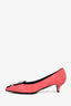 Hermès Pink Suede Studded Pumps Size 39