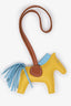 Hermès Yellow/Gold/Blue Rodeo Bag Charm TPM