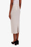 Pleats Please Issey Miyake Cream Pleated Midi Skirt Size 1
