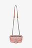 Gucci Pink Sequin Marmont Shoulder Bag