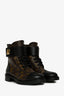 Louis Vuitton Monogram Canvas and Leather Wonderland Ranger LV Twist Boots Size 39