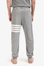 Thom Browne Grey Stripes Joggers Size 2 Mens