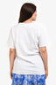 Christian Dior White Cotton 'Dior For My Real Friends' T-Shirt Size M