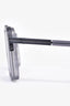 Zegna Grey Square Frame Sunglasses