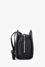 Loro Piana Black Grained Leather Sesia Crossbody Bag